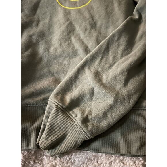 Thereabouts Girls Sz. 2xl (20) Green Emoji Sweatshirt. Soft, Cute - Picture 4 of 8